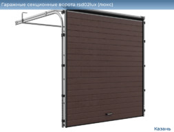 Секционные ворота DoorHan RSD02 LUX
